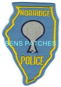 ILLINOIS,NORRIDGE POLICE 5 STATE SHAPED_wm
